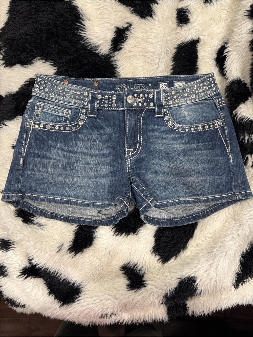MISS ME studded shorts size 29